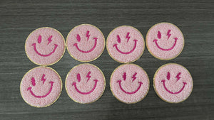Lightening Eye Smile Face Stickers - Assorted Colors