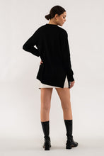 OPEN FRONT CARDIGAN - BLACK OR COCOA