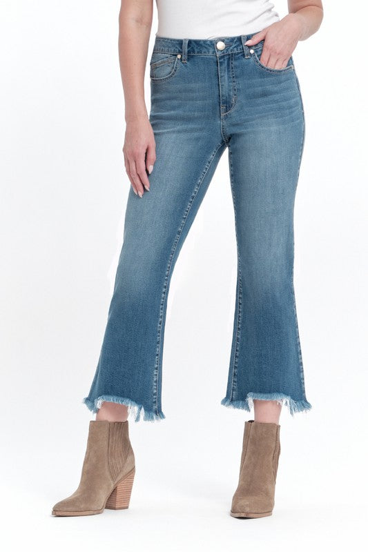 1822 Denim 26'' Demi Boot Jean w/ Sharkbite Hem