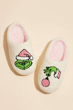 Kids Christmas Grinch Home Slippers