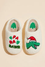 Kids Christmas Dinosaur Home Slippers