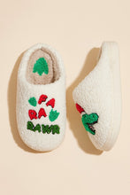 Kids Christmas Dinosaur Home Slippers