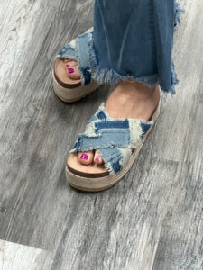 Plays Denim Sandals