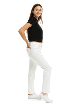 30'' Better Butter Mid-Rise Slim Straight in White