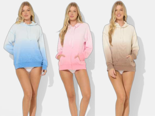 Ocean Drive Tonal Dip Die Hoodie - Assorted Colors