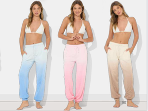 Ocean Drive Tonal Dip Dye Joggers - Assorted Colors