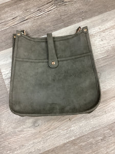 Grey Vintage Vegan Leather Bag