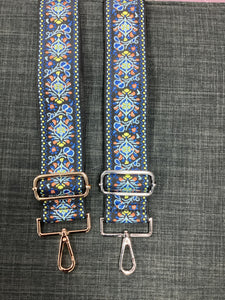 Light Blue and Orange Multi Bag Strap