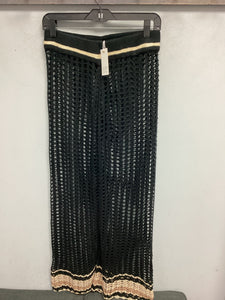 Surf Gypsy Black/Cream/Caramel Crochet W/ Stripe Trim Pant