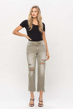 VERVET by Flying Monkey HIGH RISE CROP STRAIGHT