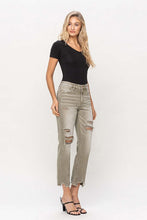 VERVET by Flying Monkey HIGH RISE CROP STRAIGHT