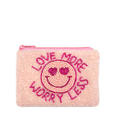 Bead LOVE MORE..Coin Pouch