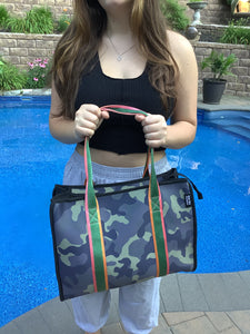 Neoprene Tote Bag - Army Camo