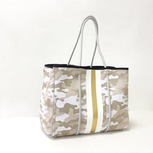 Beige Mix Camoflauge Neoprene Tote