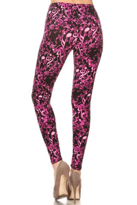 Musically OS Full Leggings - Pink or Blue