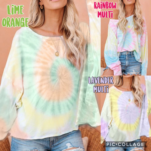 Boat Neck Loose printed top - Assorted Colors. Clearance! Final sale! Was $34 now $12