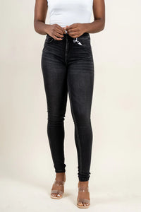 FLYING MONKEY HIGH RISE SKINNY JEANS FAR COUNTRY