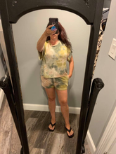 TIE DYE DOLMAN TOP N BOTTOM SET - 💚 Olive Taupe 🤎