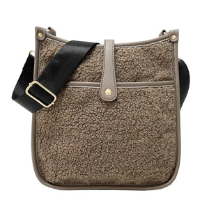 Sherpa Crossbody Bag - Assorted Colors