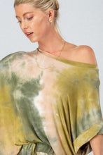 TIE DYE DOLMAN TOP N BOTTOM SET - 💚 Olive Taupe 🤎