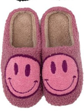 Smiley Face 🙂 Slippers - 💜Purple or Mauve Pink💖