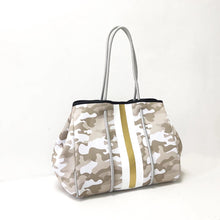 Beige Mix Camoflauge Neoprene Tote