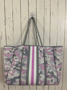 Grey Camo with Red Star Neoprene Tote – Peace Love Fashion Wholesale