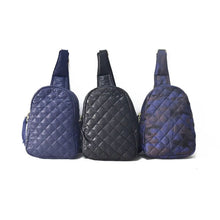 Quilted Sling/ Chest Bag - Assorted Colors