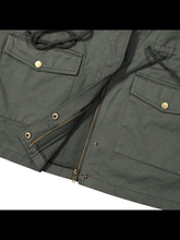 Lightweight Hooded Zippered Jacket - Olive or Black. Clearance!