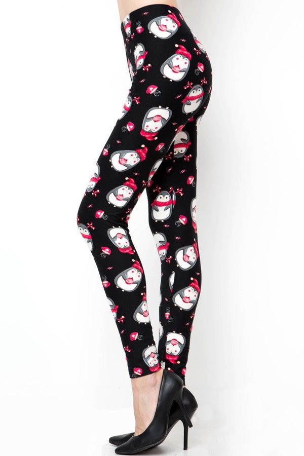 Penguin Leggings OS Full Length