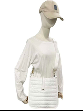 White Puffer Crossbody