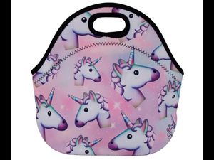 Unicorn Lunch Bag Insulated Neoprene Lunch Box Waterproof Tote Bags