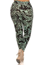 Mint Leaves Plus Full Length Leggings