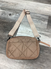 Quilted Puffer Crossbody - Tan, Black or Olive