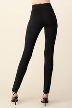 LACE DETAILED W/ OPEN LEGGINGS - BLACK