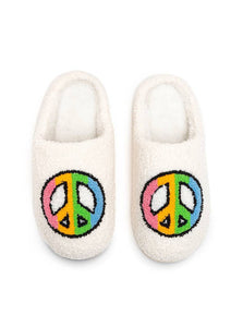 Peace Rainbow Slippers ☮️🌈