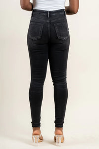 FLYING MONKEY HIGH RISE SKINNY JEANS FAR COUNTRY