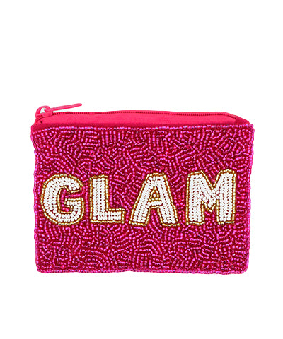 GLAM Beaded Coin Pouch