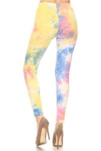 Pastel Tiedye Os Full Length Leggings