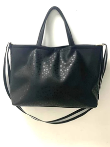 Star Printed Vegan Leather Tote