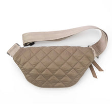 Quilted Puffer Fanny Pack - Tan, Black or Olive