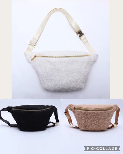 Large sherpa fanny pack - Assorted Colors