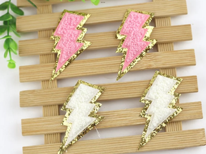 Lightening Bolt ⚡️ Self Adhesive Patch - Assorted Colors