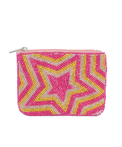 Beaded Star Coin Pouch