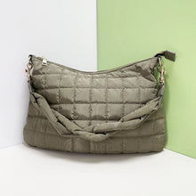 Nylon Puffer ShoulderBag - Olive, Black or Ivory