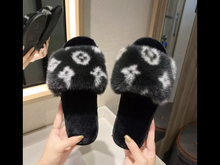 Fashion Open Toe Slippers - Black, Pink, Grey