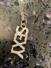 Sexy Bling Pendant on Adjustable Chain - Silver