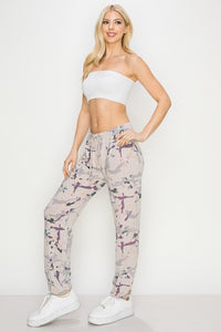 HEAVY HACCI SUBLIMATION SWEAT PANTS - Faded Pink or Light Grey