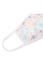 STAR PRINT ANTIMICROBIAL FACE MASK FOR KIDS