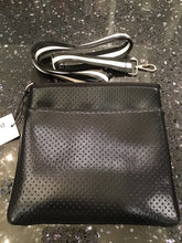 METALLIC ZIPPER NEOPRENE MESSENGER